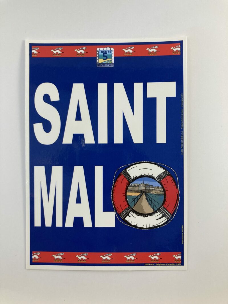 Carte Postale « Saint-Malo Capitales » – Image 3