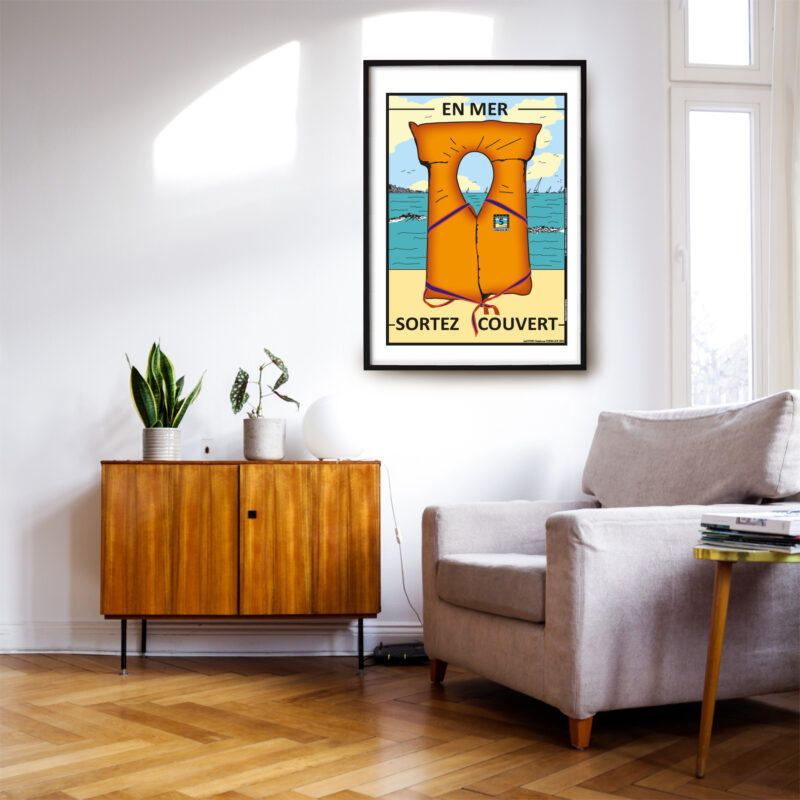 Affiche « EN MER SORTEZ COUVERT » – Image 2