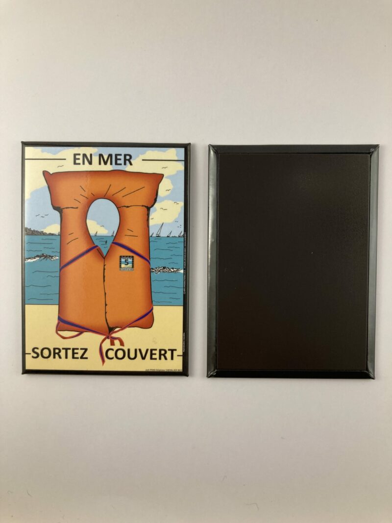 Magnet « EN MER SORTEZ COUVERT » – Image 2