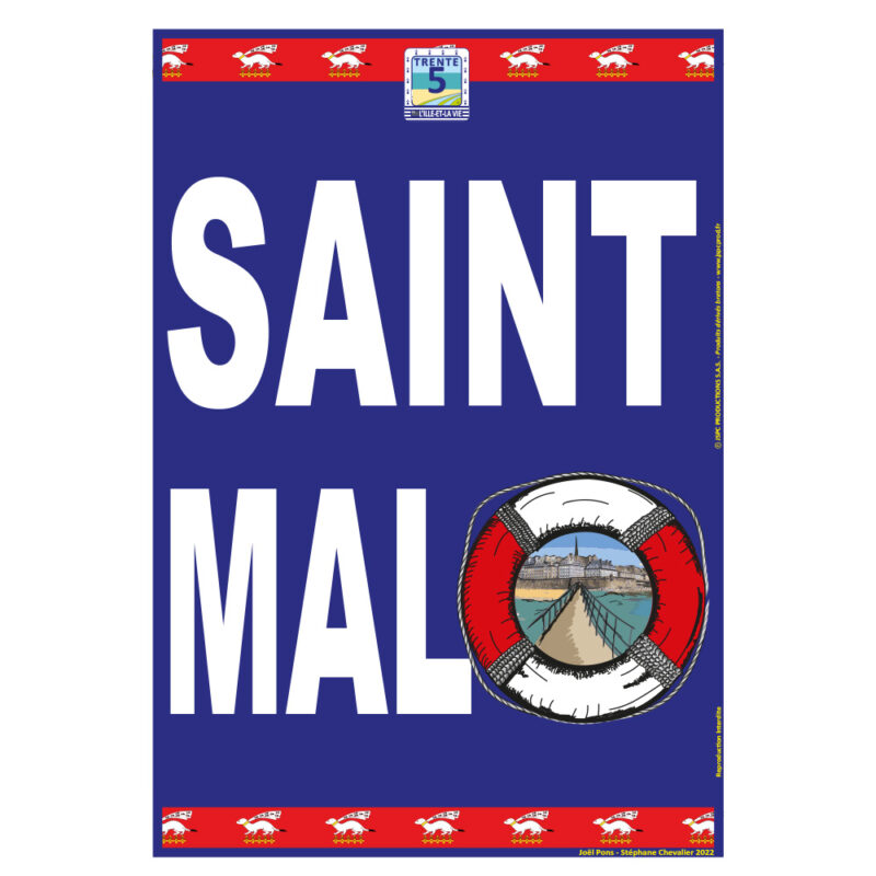 Affiche « SAINT-MALO CAPITALES »