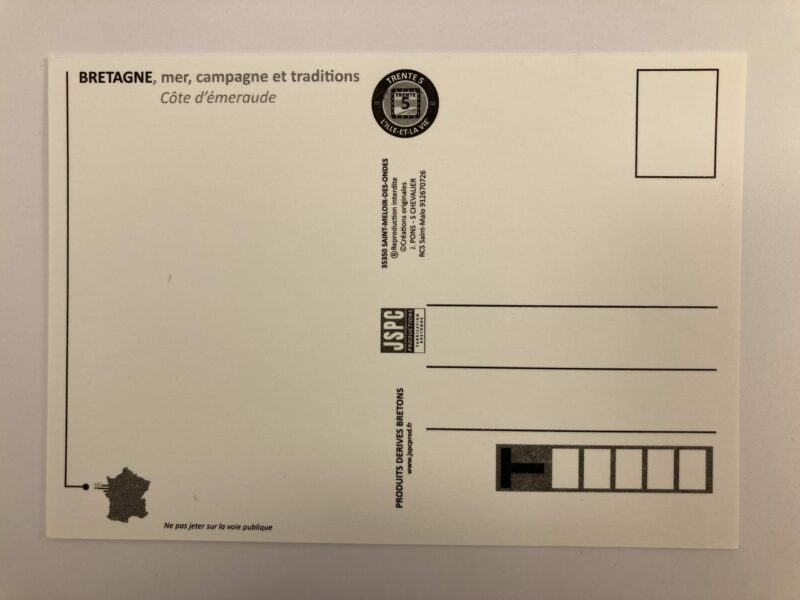 Carte Postale «  LA VIE MALOUINE SAINT-MALO METRO » Couleur – Image 4