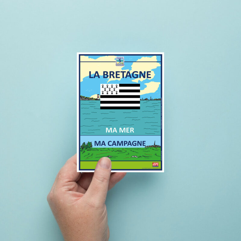 Carte Postale « La Bretagne, ma mer, ma campagne »