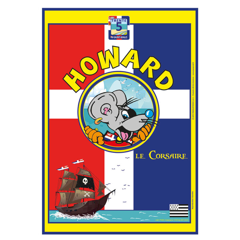 Affiche « HOWARD LE CORSAIRE »
