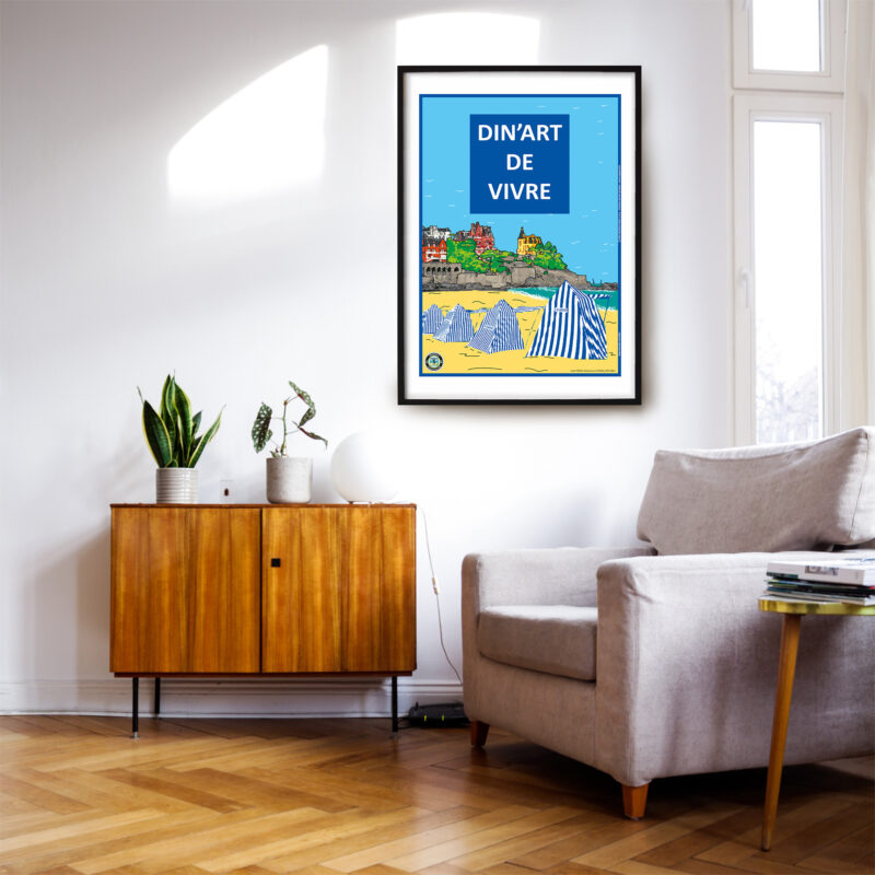 Affiche BREIZHLAND « Din'art de vivre»