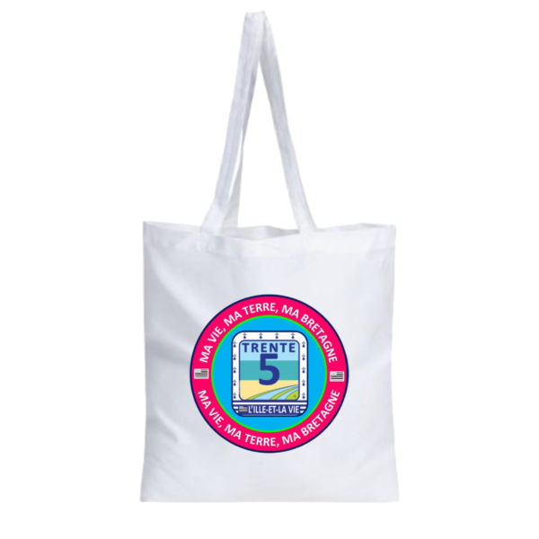 TOTE BAG « TRENTE 5 L'ILLE-ET-LA VIE ROSE FUSHIA »