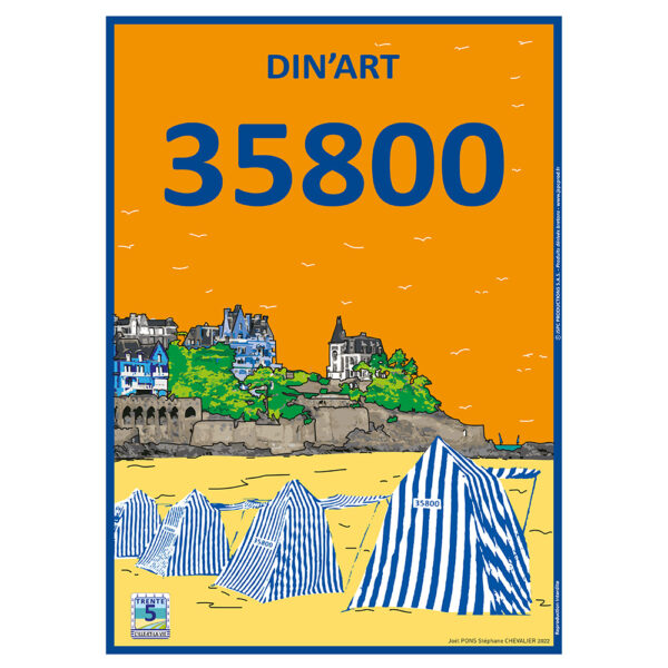 Affiche BREIZHLAND « DIN'ART 35800 »