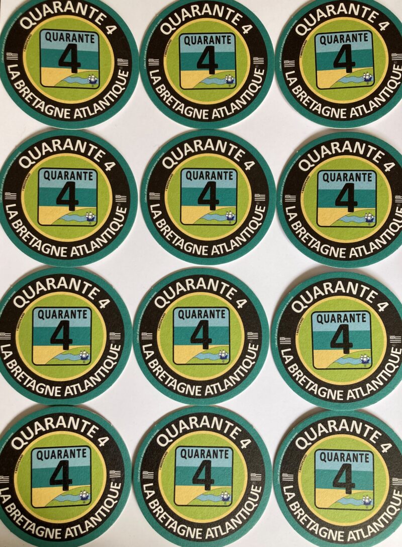 SET DE 12 SOUS-BOCKS « QUARANTE 4 LA BRETAGNE ATLANTIQUE »