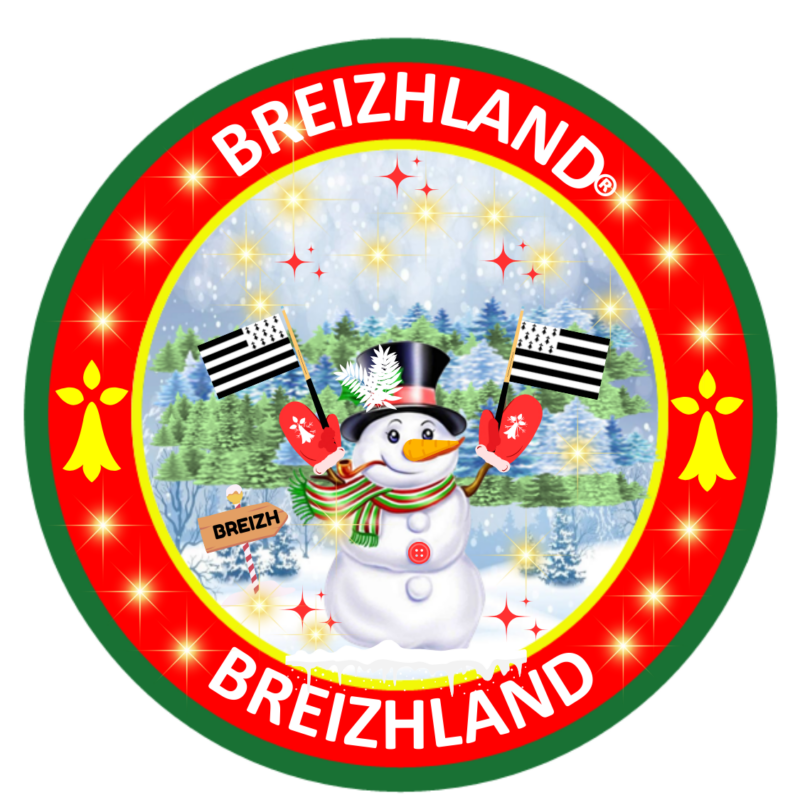 mug bonhomme de neige Breton