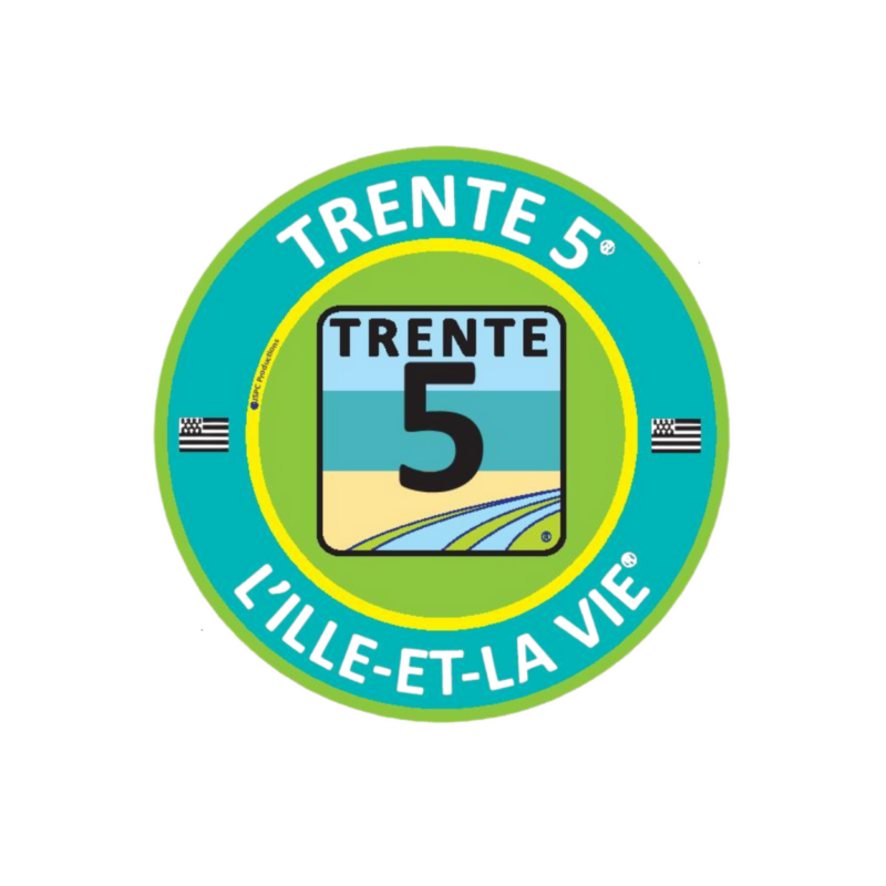 Mug « TRENTE 5 L’ILLE-ET-LA VIE » ROND VERT POMME – Image 2