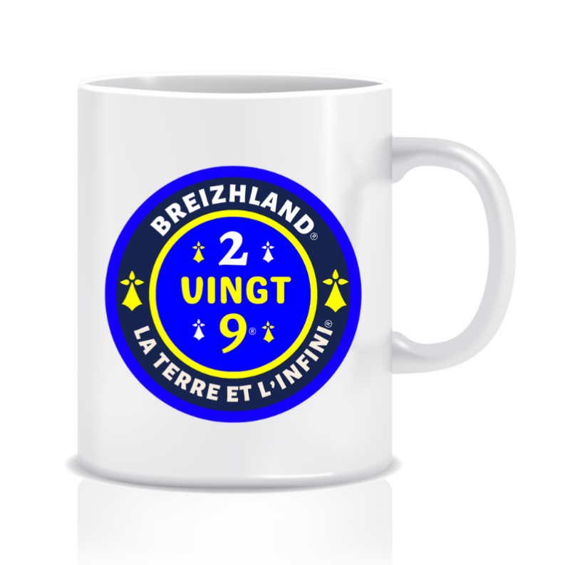 Mug BREIZHLAND « VINGT 9 LA TERRE ET L’INFINI »