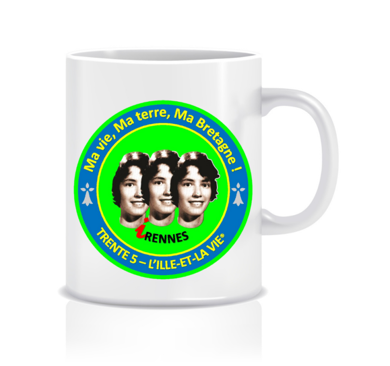 Mug « iRENNES TAG COLOR COFFEE»